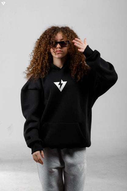 REBEL STONE VELOCI BLACK HOODIE !